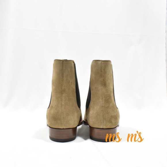 NIB Yves SAINT LAURENT YSL Brown suede Wyatt Boots - Picture 5 of 8